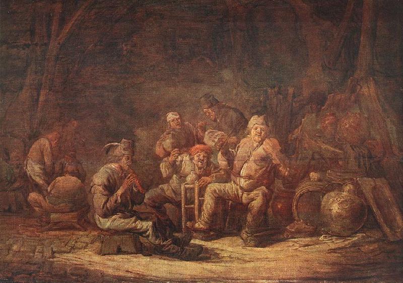 CUYP, Benjamin Gerritsz. Peasants in the Tavern China oil painting art